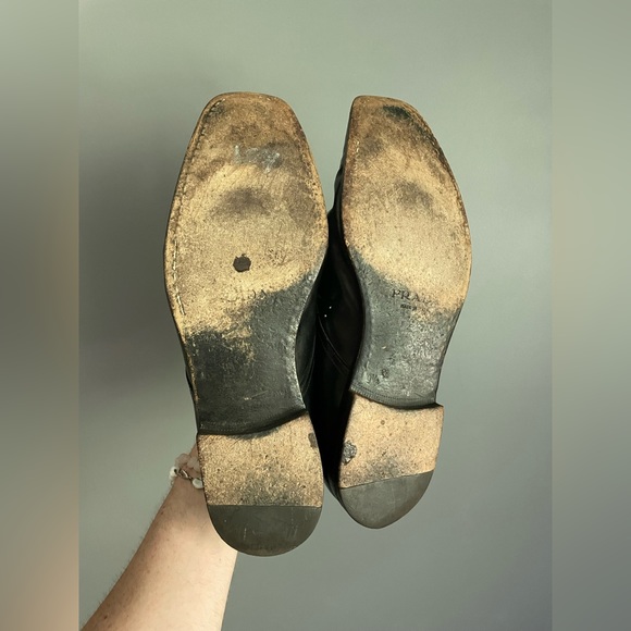 Prada Derby Dress Shoes Mens Size 9.5 - Picture 4 of 6